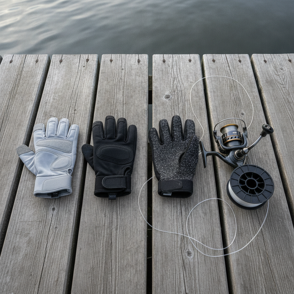 Seven Fishing Gloves, Three Different Jobs