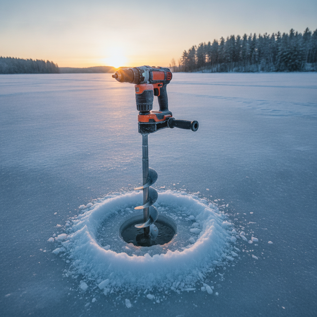 Best Ice Augers for Cordless Drills of 2026 — freshwater fishing gear