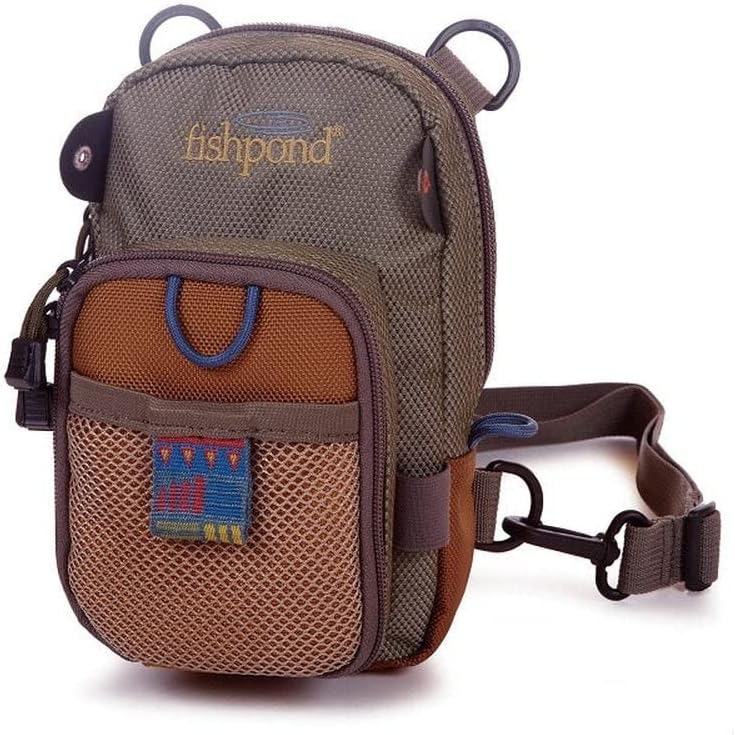 Fishpond San Juan Vertical Chest Pack (Sand/Saddle Brown)