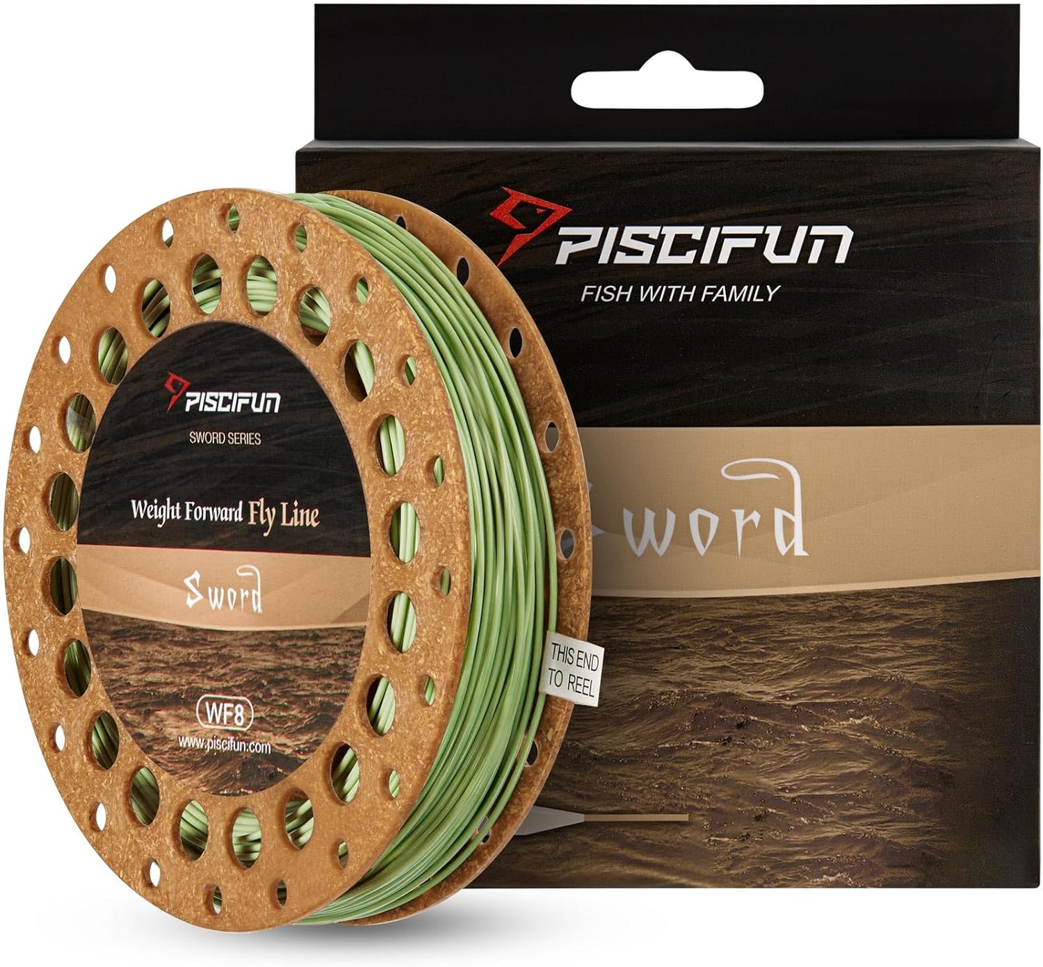 Piscifun Sword Weight Forward Floating Fly Line (100 ft)