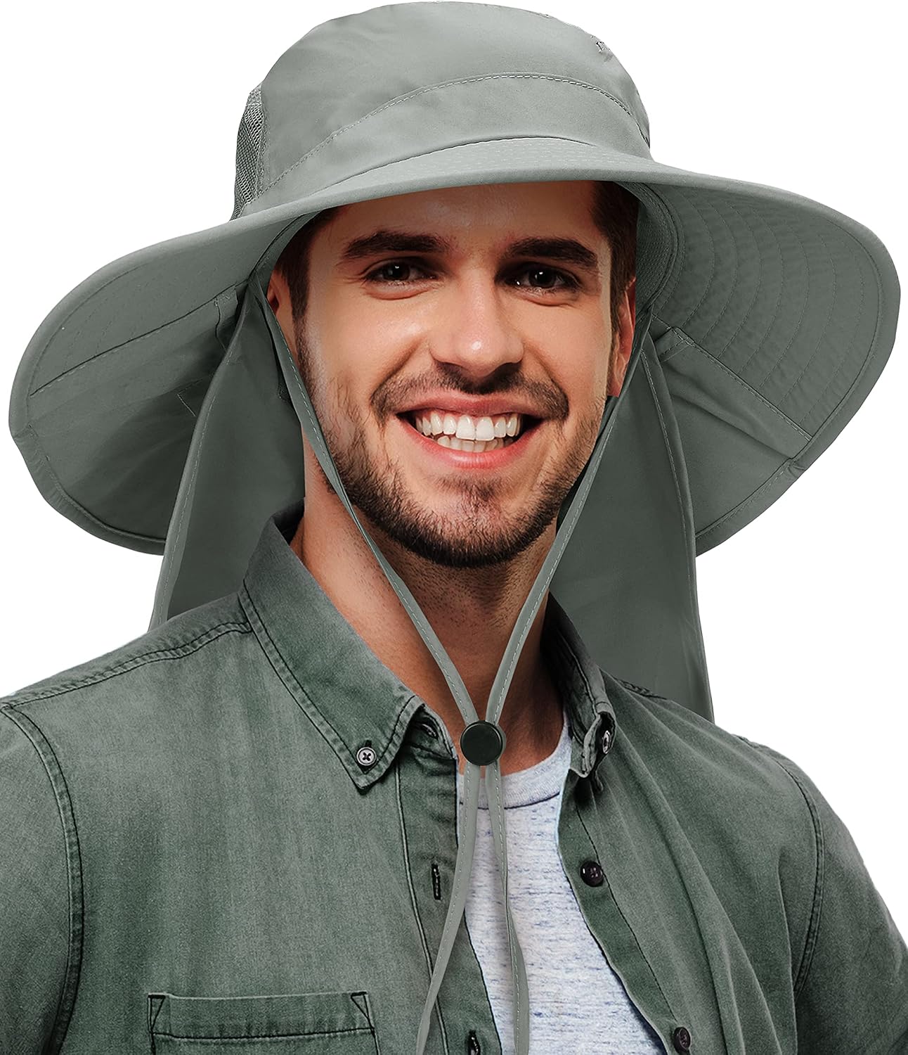 Tirrinia Neck Flap Fishing Safari Cap