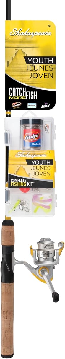 Shakespeare Catch More Fish Youth Spinning Combo (5')
