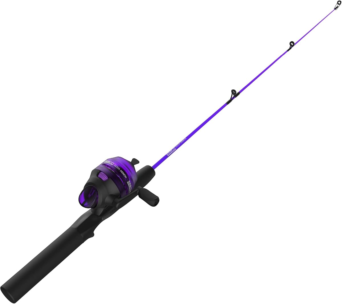 Zebco Dock Demon Spincast Combo (30", Solid Fiberglass)