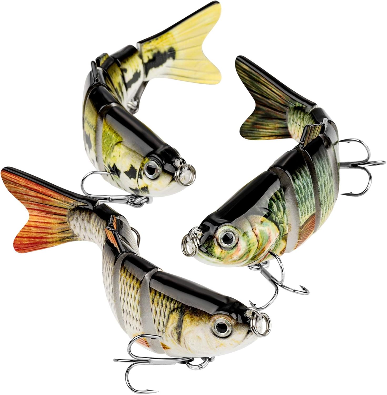 CharmYee Multi-Jointed Swimbait (3-Pack)