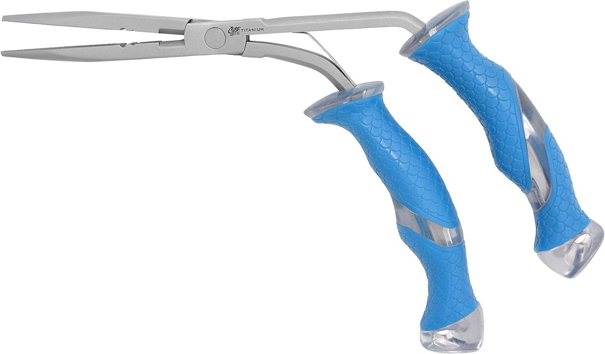 CUDA 9-inch Titanium Bonded Pistol-Grip Pliers