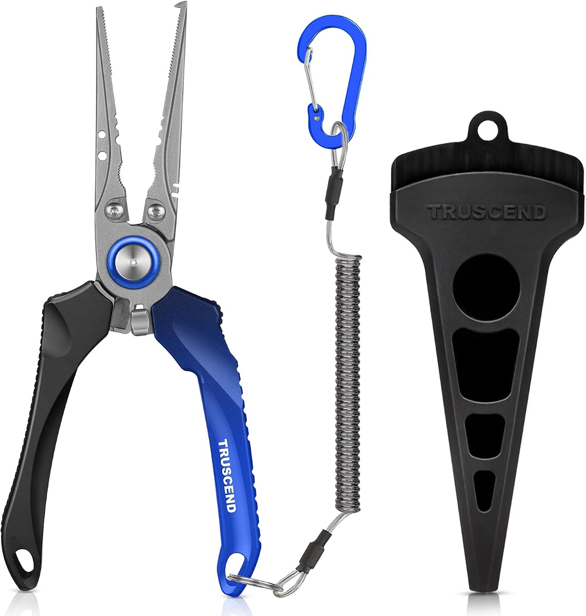 TRUSCEND Lockable Fishing Pliers with Tungsten Carbide Cutter