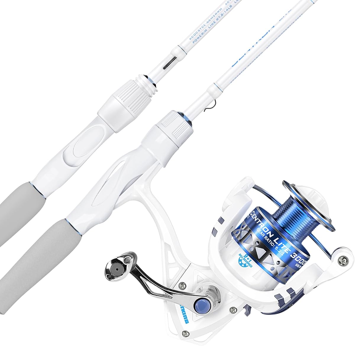 KastKing Centron Lite Spinning Combo (6', Medium-Light, 2-Piece)