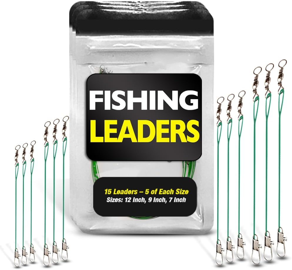 Fishing Leaders with Swivels (Pike/Walleye/Carp)